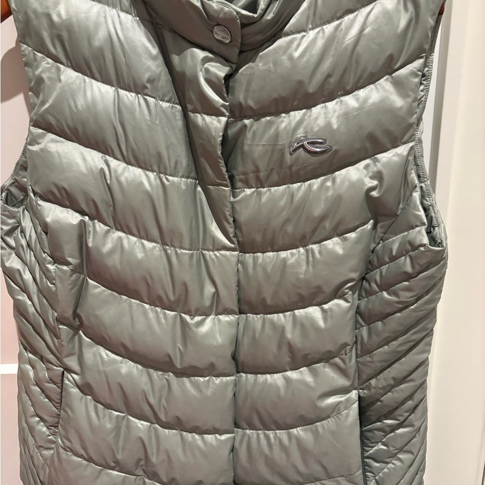 KJUS Upton Women's vest gray down 650 fill power